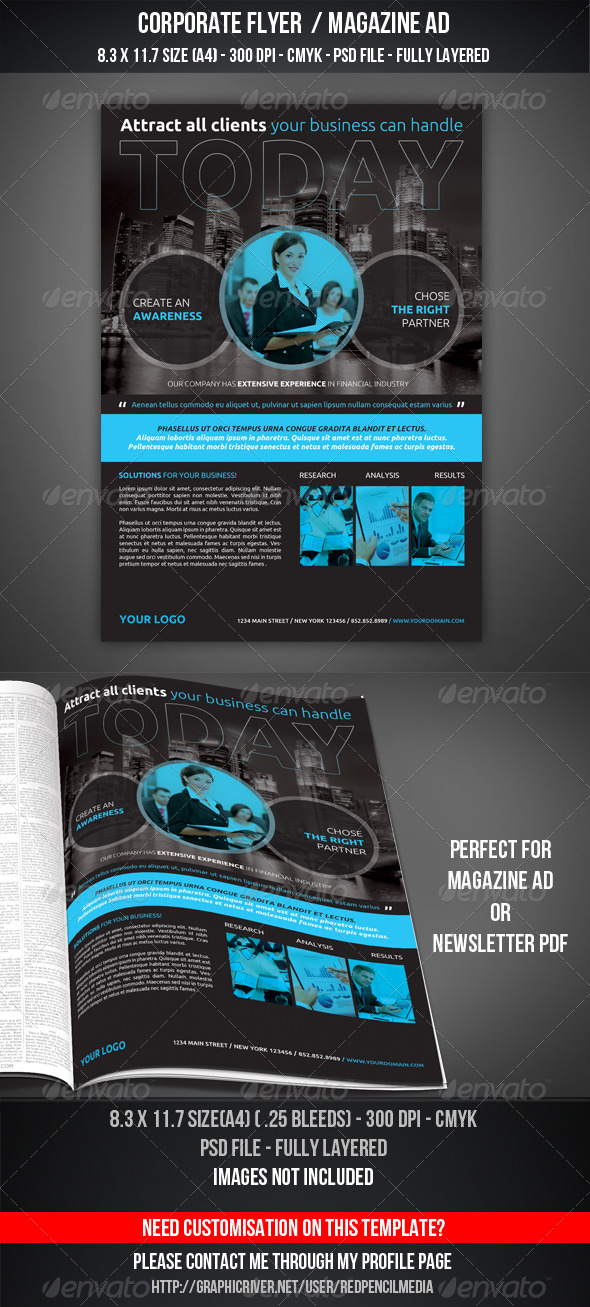 GraphicRiver Corporate Flyer Magazine AD 7297375 GraphicRiver Corporate Flyer Magazine AD 7297375