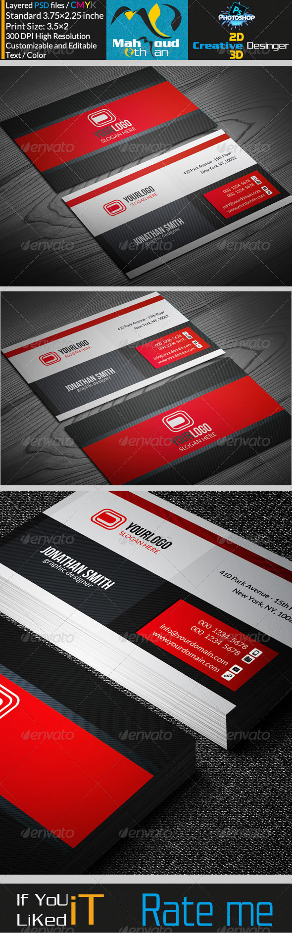 GraphicRiver Corportae Business Card V17 7297888 GraphicRiver Corportae Business Card V17 7297888
