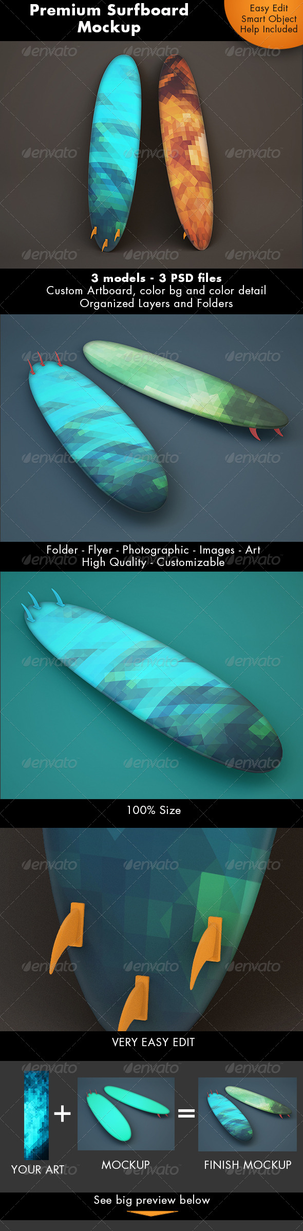 Download Surfboard Mockups Free » Dondrup.com