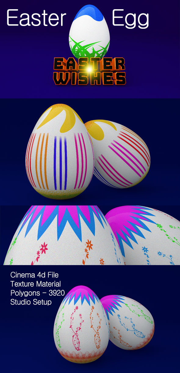 3DOcean 3D Easter Egg 7299001 3DOcean 3D Easter Egg 7299001