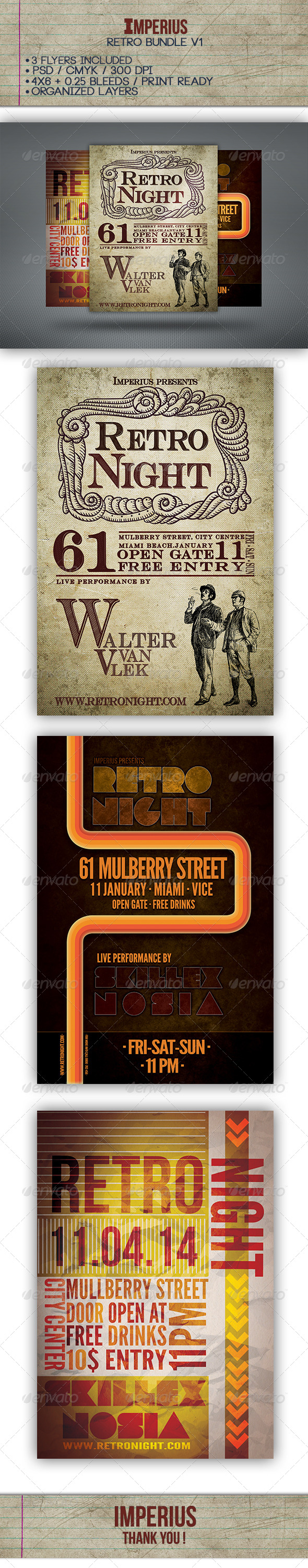 GraphicRiver Retro Bundle V1 7299444 GraphicRiver Retro Bundle V1 7299444