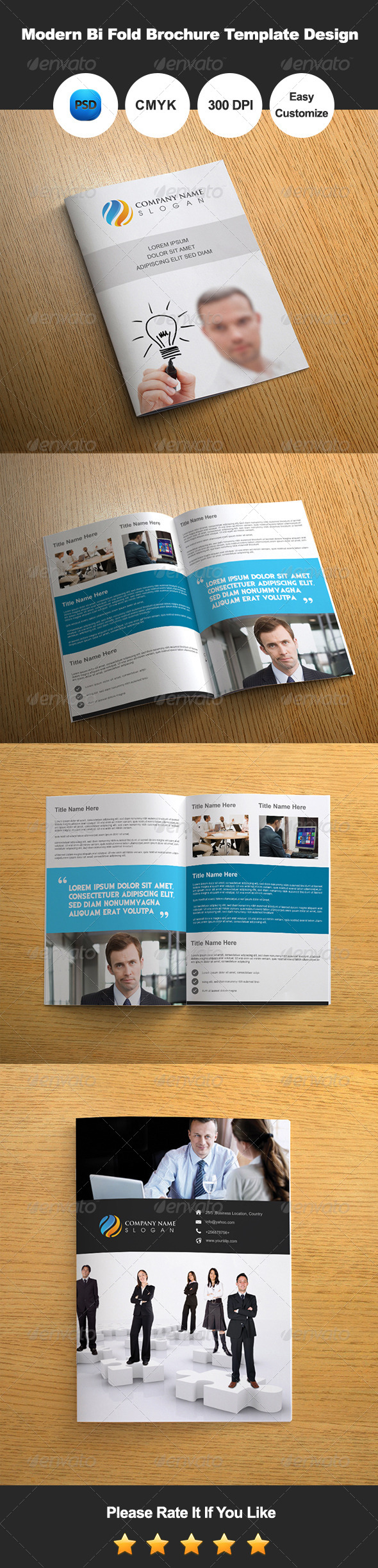 GraphicRiver Modern Bi Fold Brochure Template Design 7301395 GraphicRiver Modern Bi Fold Brochure Template Design 7301395