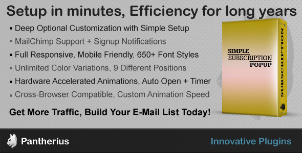 CodeCanyon Simple Subscription Popup-jQuery Email Signup Form 7301421 CodeCanyon Simple Subscription Popup-jQuery Email Signup Form 7301421