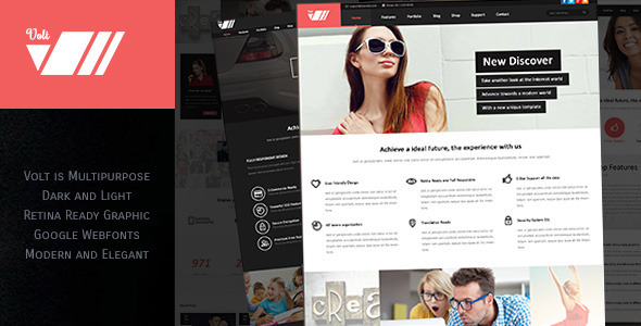 ThemeForest Volt Multipurpose PSD Template 7161833 ThemeForest Volt Multipurpose PSD Template 7161833