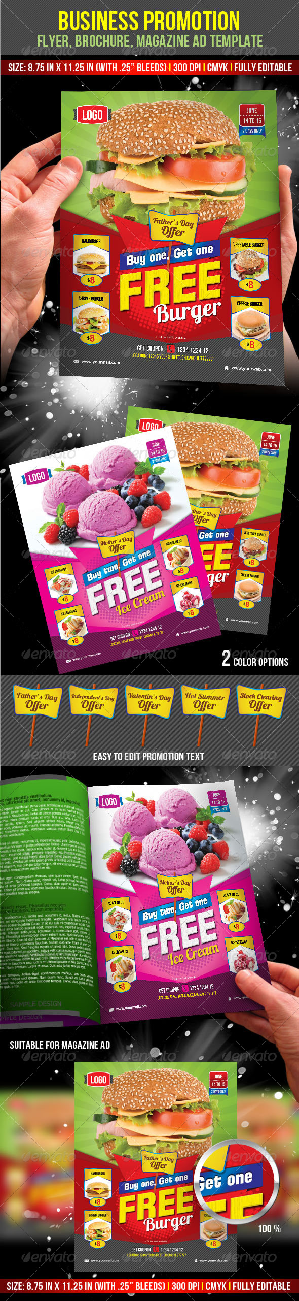GraphicRiver Business Promotion Flyer Magazine Ad Template 7290674 GraphicRiver Business Promotion Flyer Magazine Ad Template 7290674