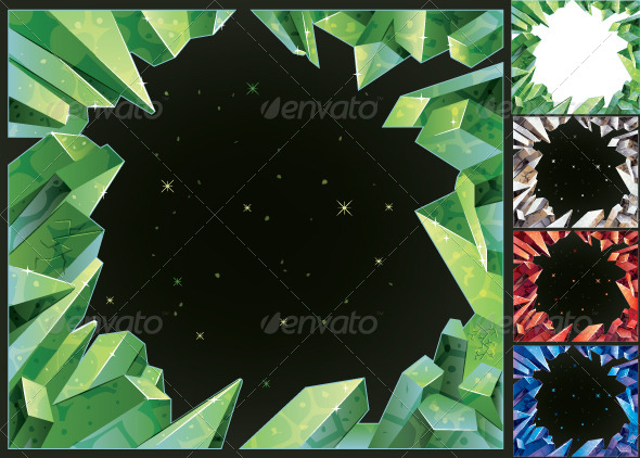 GraphicRiver Crystals Frame 7301925 GraphicRiver Crystals Frame 7301925