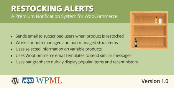 CodeCanyon Restocking Alerts for WooCommerce 7301935 CodeCanyon Restocking Alerts for WooCommerce 7301935