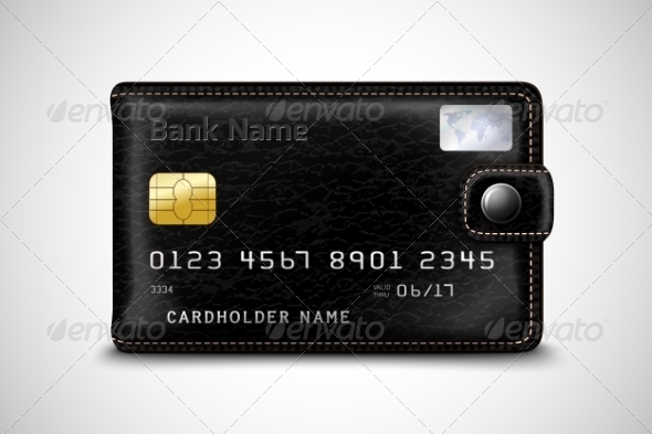 Credit Card Icon Black » Tinkytyler.org - Stock Photos & Graphics