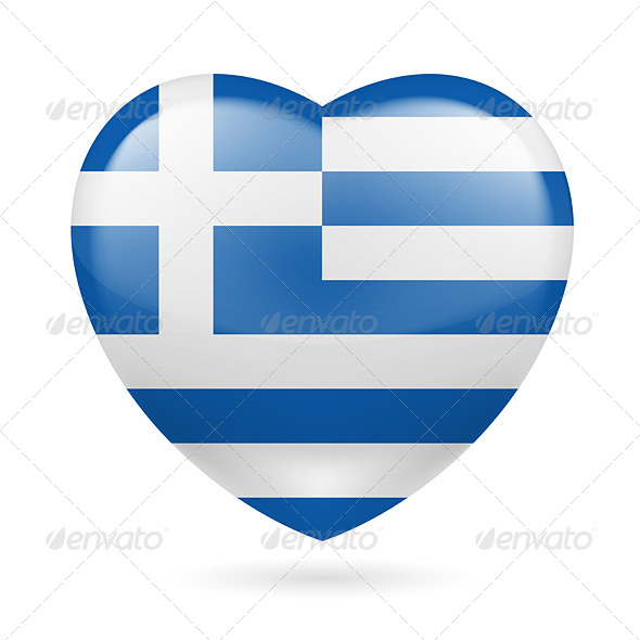 GraphicRiver Heart Icon of Greece 7305719 GraphicRiver Heart Icon of Greece 7305719