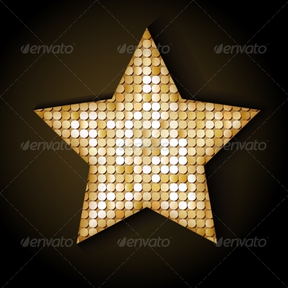 GraphicRiver Shiny Sequins Star 7305984 GraphicRiver Shiny Sequins Star 7305984
