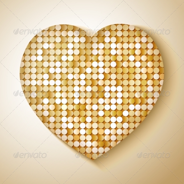 GraphicRiver Shiny Sequins Heart 7305993 GraphicRiver Shiny Sequins Heart 7305993