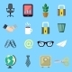 Business Flat Icons Set