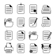 Documents Files and Folders Icons Set