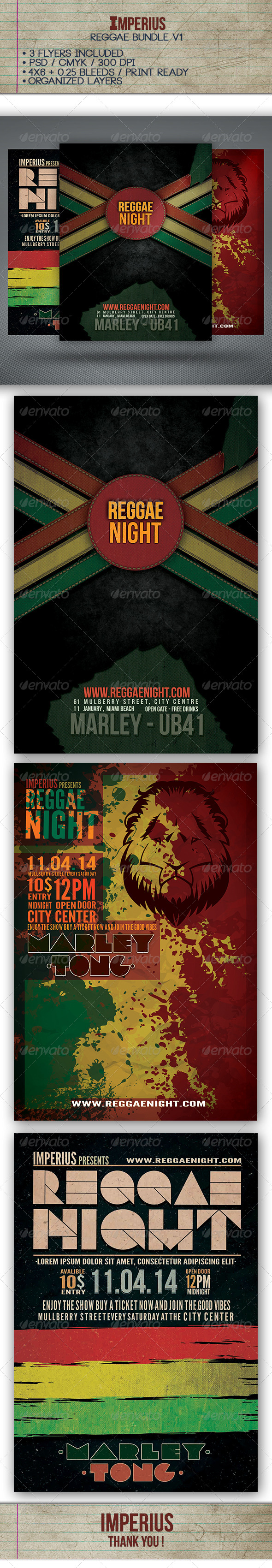 GraphicRiver Reggae Bundle V1 7310639 GraphicRiver Reggae Bundle V1 7310639