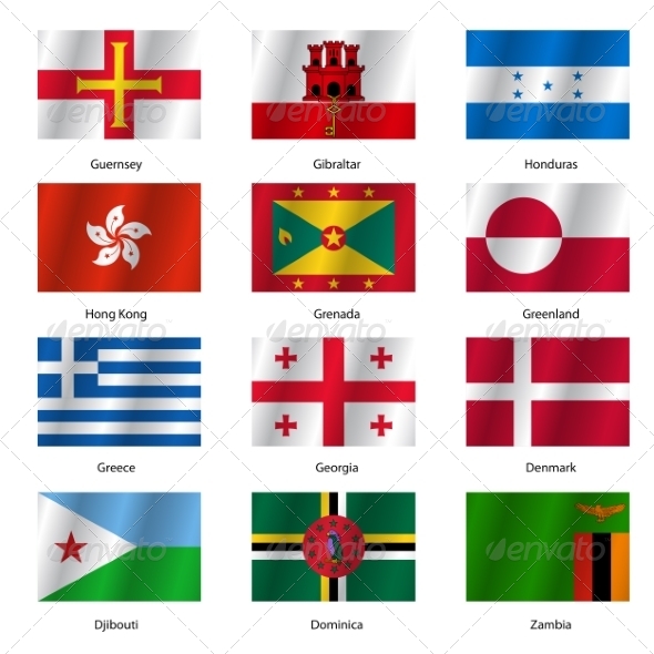 GraphicRiver Set Flags of World Sovereign States Vector Illustration 7310652 GraphicRiver Set Flags of World Sovereign States Vector Illustration 7310652