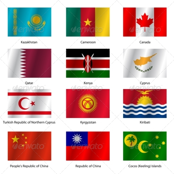GraphicRiver Set Flags of World Sovereign States Vector Illustration 7310659 GraphicRiver Set Flags of World Sovereign States Vector Illustration 7310659