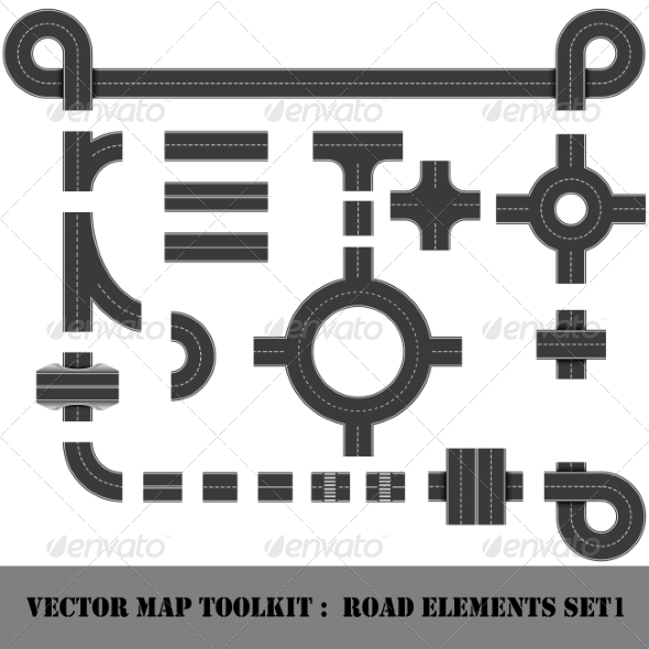 GraphicRiver Map Toolkit Top View Position 7311234 GraphicRiver Map Toolkit Top View Position 7311234