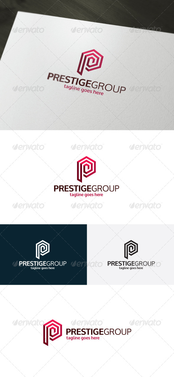 GraphicRiver Prestige Group Logo Letter P 7311250 GraphicRiver Prestige Group Logo Letter P 7311250