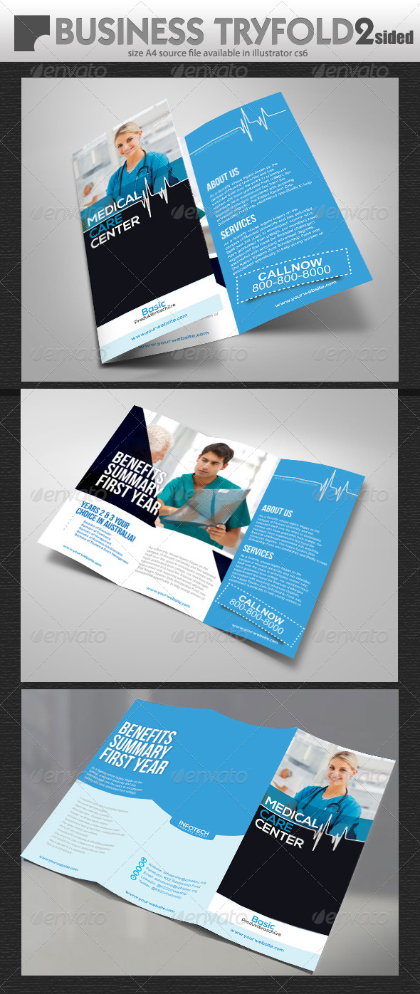 GraphicRiver Medical Care Try Fold Brochure 7311720 GraphicRiver Medical Care Try Fold Brochure 7311720