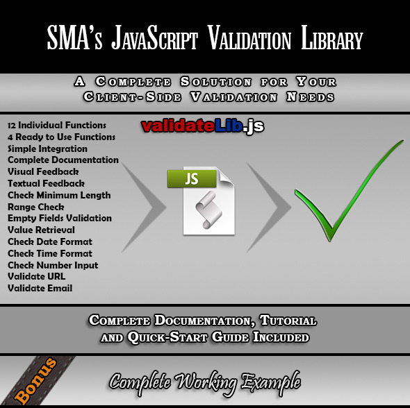 CodeCanyon JavaScript Form Validation Library 7212762 CodeCanyon JavaScript Form Validation Library 7212762