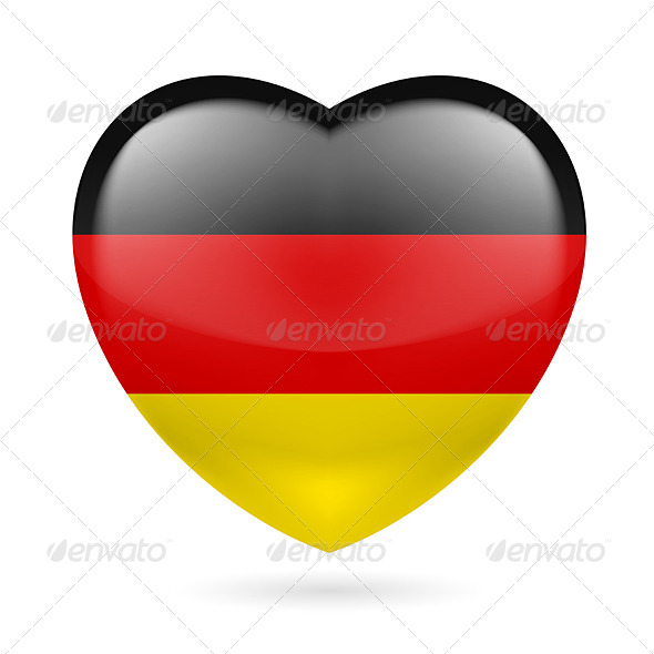 GraphicRiver Heart Icon of Germany 7312249 GraphicRiver Heart Icon of Germany 7312249