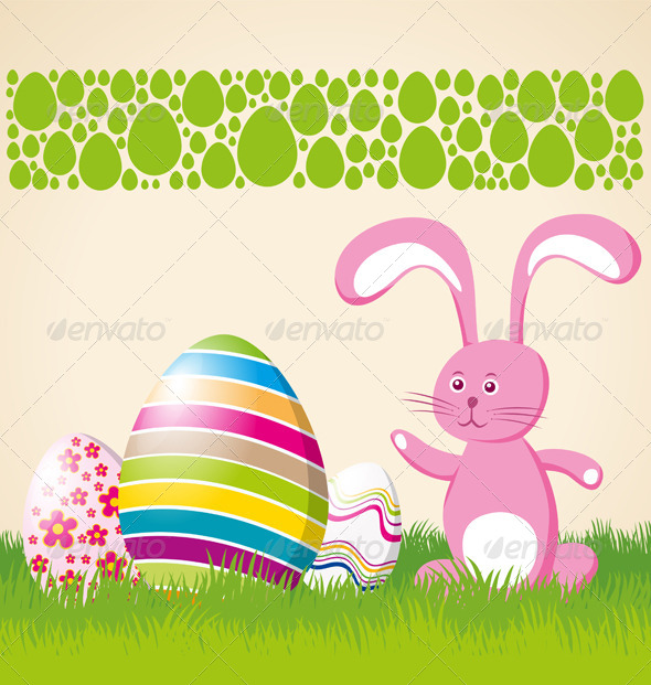 GraphicRiver Vector Easter Card 7313349 GraphicRiver Vector Easter Card 7313349