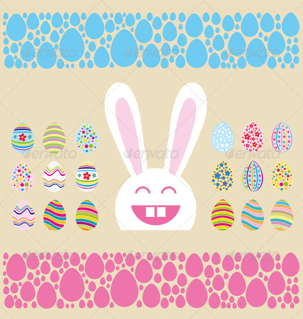 GraphicRiver Vector Easter Card 7313352 GraphicRiver Vector Easter Card 7313352