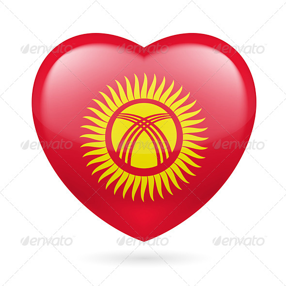 GraphicRiver Heart Icon of Kyrgyzstan 7313711 GraphicRiver Heart Icon of Kyrgyzstan 7313711