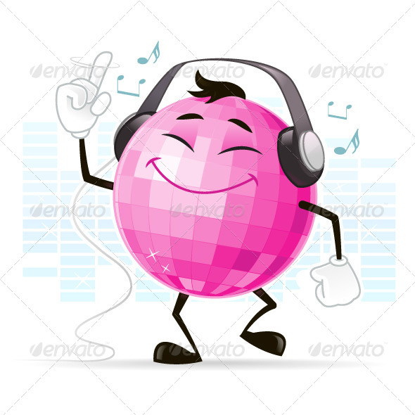 GraphicRiver Disco Ball Character 7314063 GraphicRiver Disco Ball Character 7314063