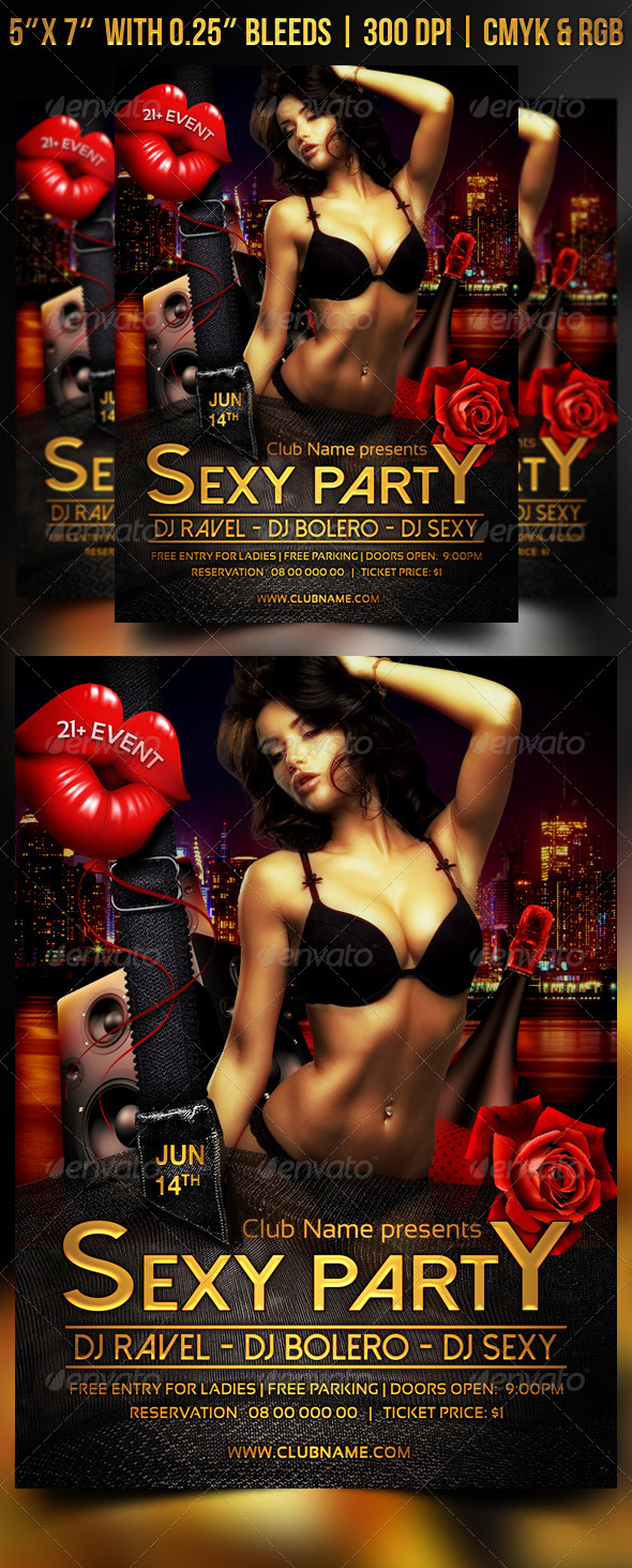 Sexy Party Flyer (Clubs & Parties)