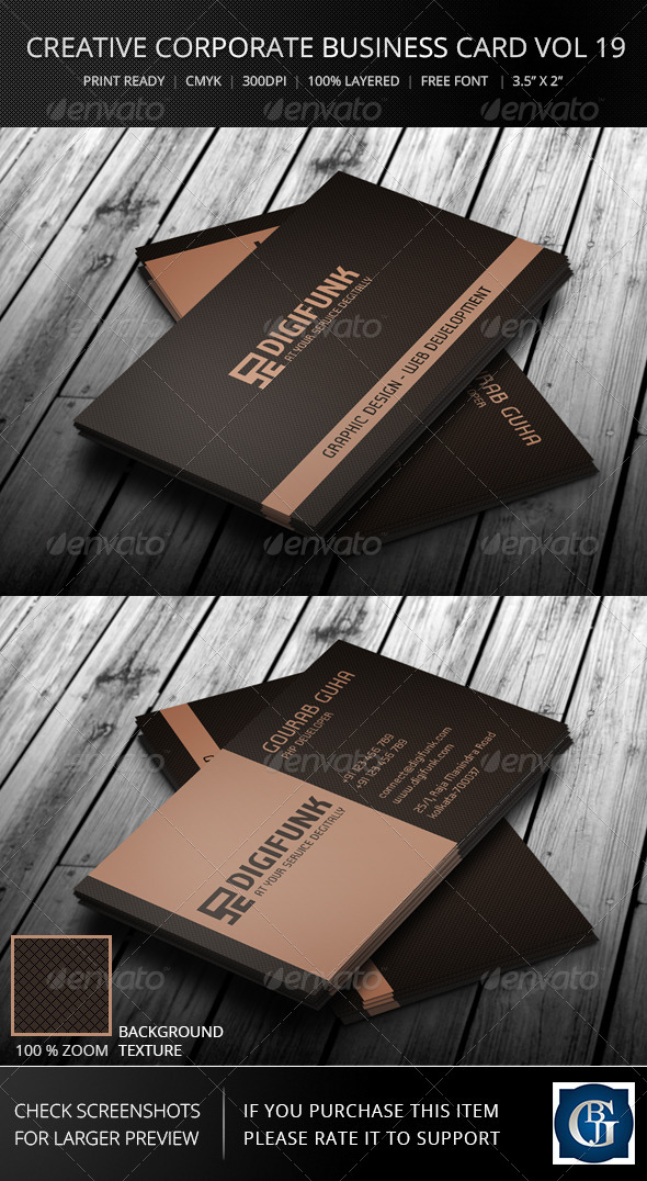 Corporate Business Card Vol 19 (Corporate)