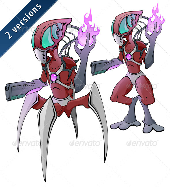 GraphicRiver Alien Monster 7315655 GraphicRiver Alien Monster 7315655