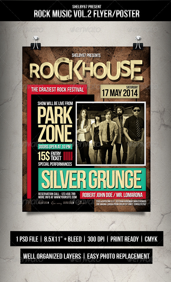 GraphicRiver Rock Music Flyer Poster Vol.2 7317224 GraphicRiver Rock Music Flyer Poster Vol.2 7317224