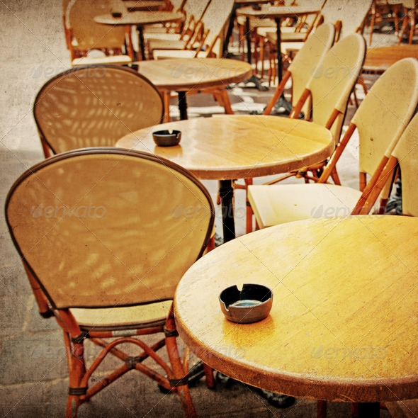 old-fashioned Cafe terrace (Misc) Photo Download