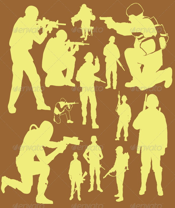 GraphicRiver Military Vector Digital Clipart 2 7317458 GraphicRiver Military Vector Digital Clipart 2 7317458