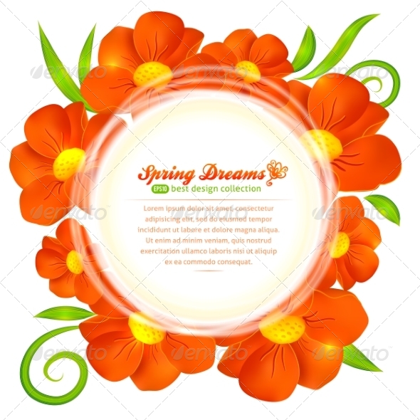 GraphicRiver Orange Flower 7317966 GraphicRiver Orange Flower 7317966