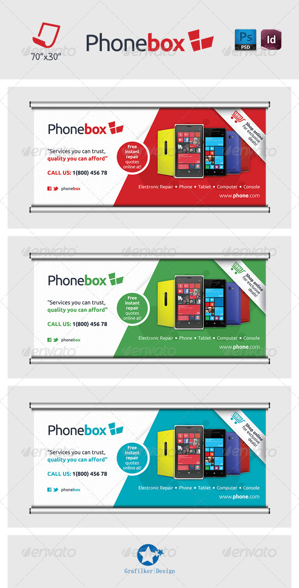 Technology Billboard Templates (Signage)