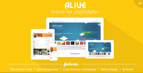 CodeCanyon Alive Theme for phpDolphin 7242036 CodeCanyon Alive Theme for phpDolphin 7242036