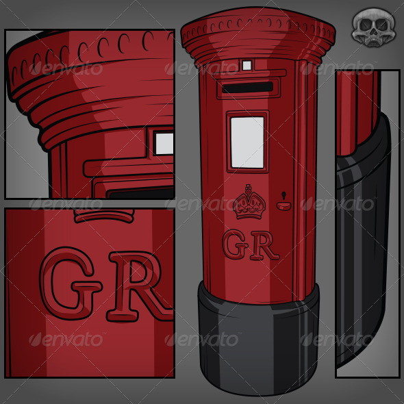 GraphicRiver British Postbox 7320482 GraphicRiver British Postbox 7320482