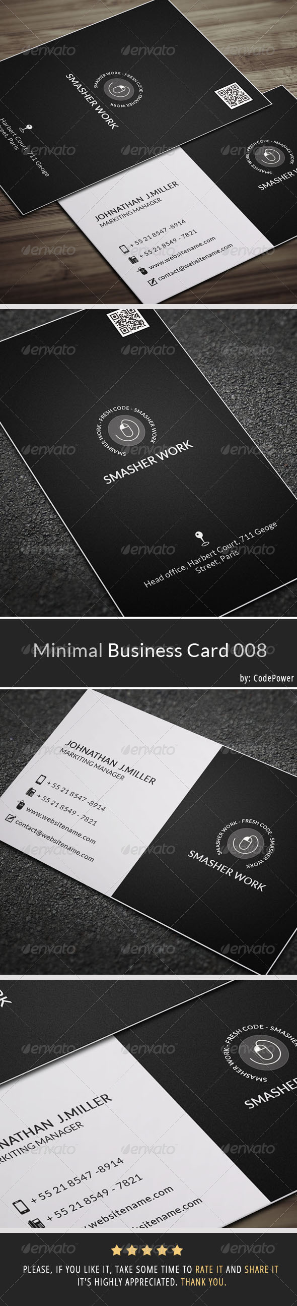 GraphicRiver Minimal Business Card 008 7320562 GraphicRiver Minimal Business Card 008 7320562