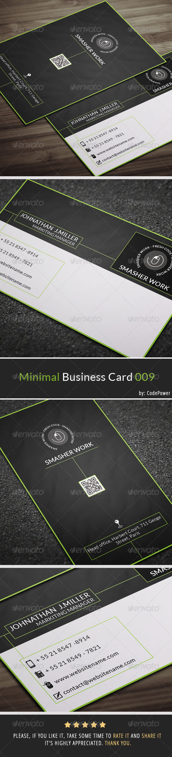 GraphicRiver Minimal Business Card 009 7320626 GraphicRiver Minimal Business Card 009 7320626