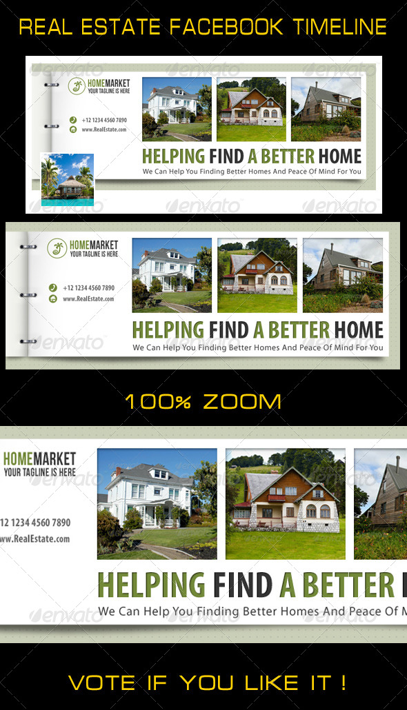 Real Estate Facebook Timeline (Facebook Timeline Covers)