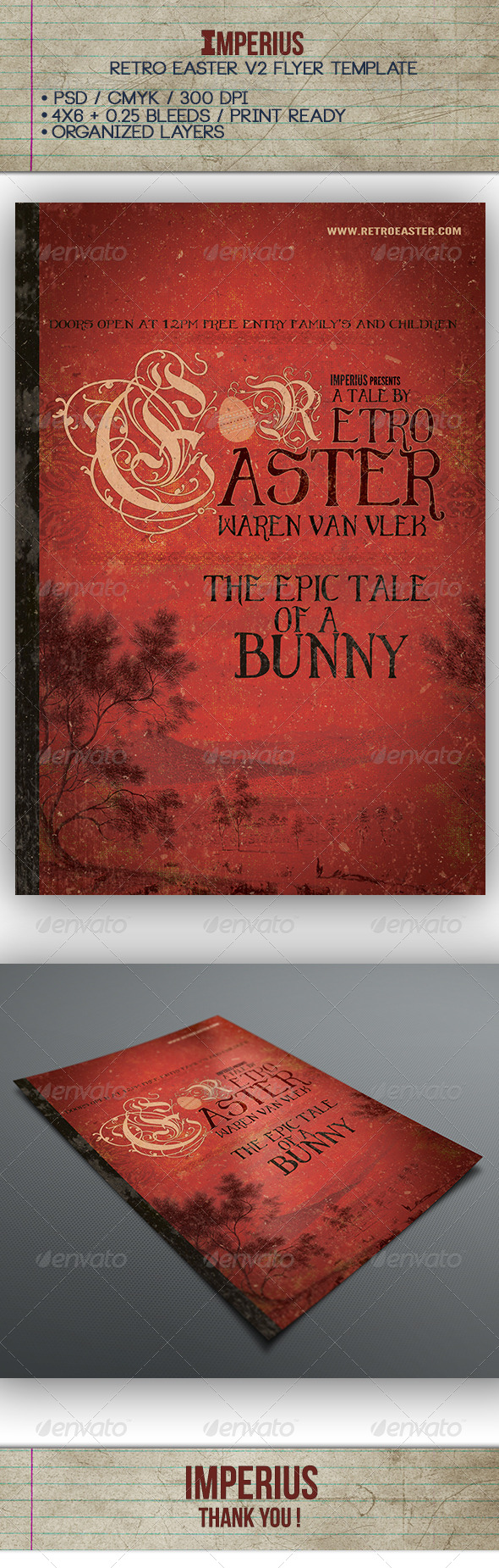 GraphicRiver Retro Easter V2 7321640 GraphicRiver Retro Easter V2 7321640