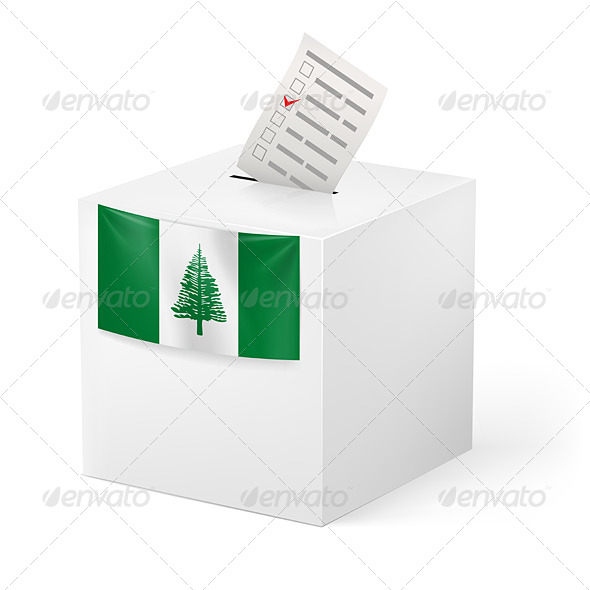 GraphicRiver Ballot Box with Voting Paper Norfolk Island 7323337 GraphicRiver Ballot Box with Voting Paper Norfolk Island 7323337