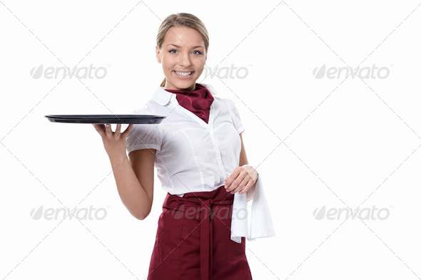 Attractive waitress (Misc) Photo Download