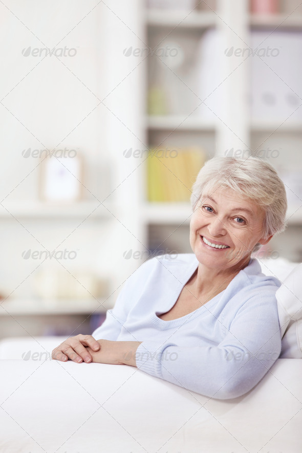 Smiling elderly woman (Misc) Photo Download