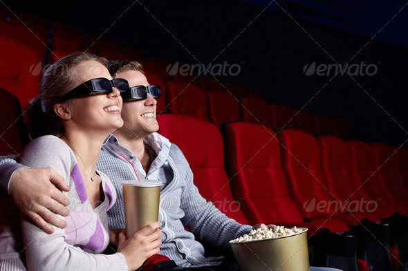 Couple in the cinema (Misc) Photo Download