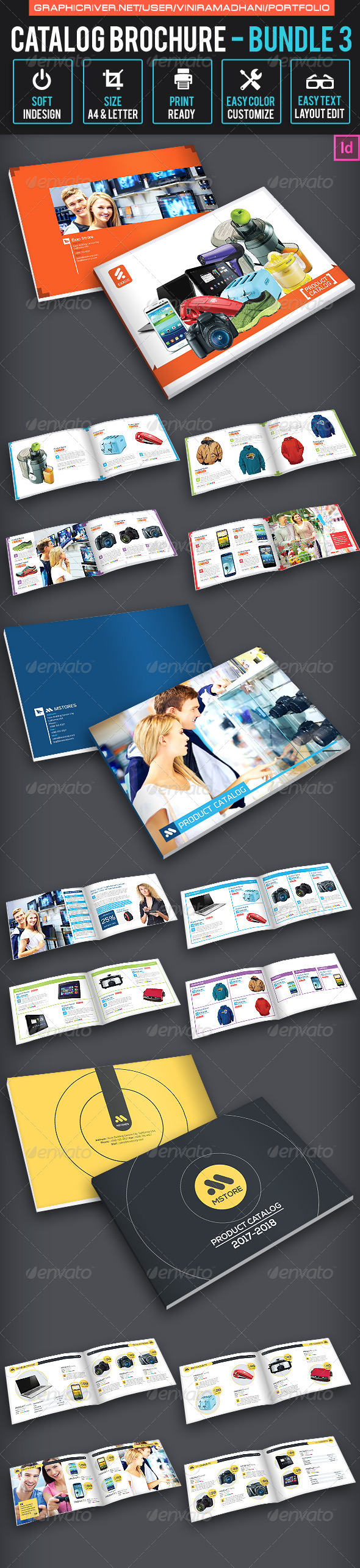 GraphicRiver Catalog Brochure bundle 3 7324620 GraphicRiver Catalog Brochure bundle 3 7324620