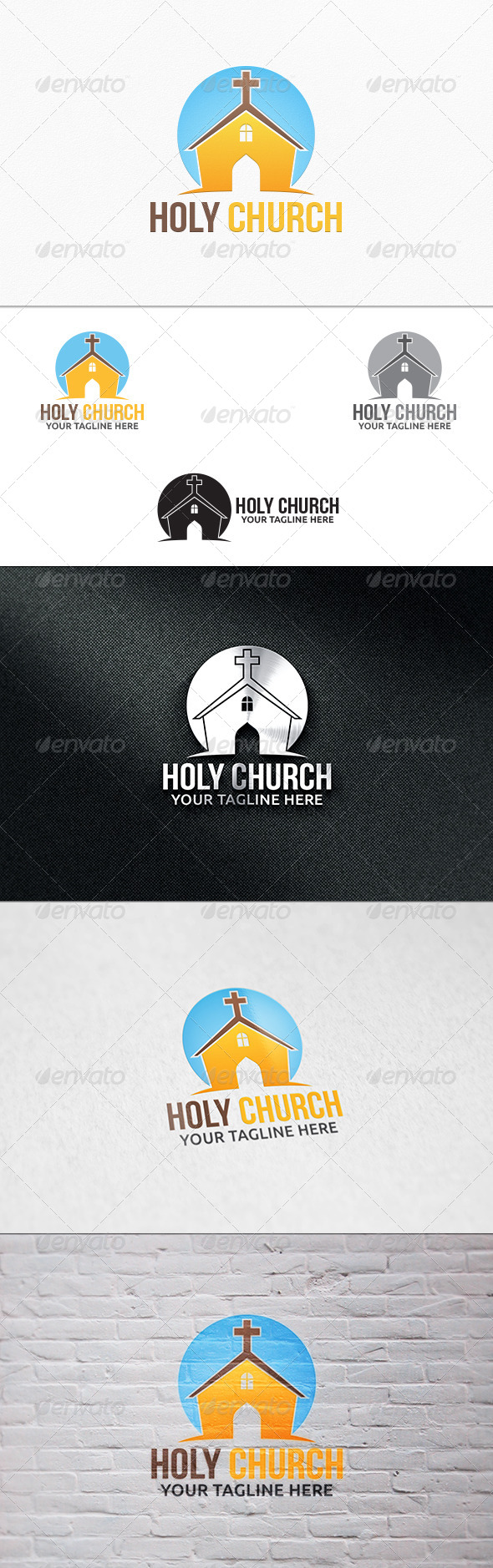 GraphicRiver Holy Church Logo Template 7325265 GraphicRiver Holy Church Logo Template 7325265