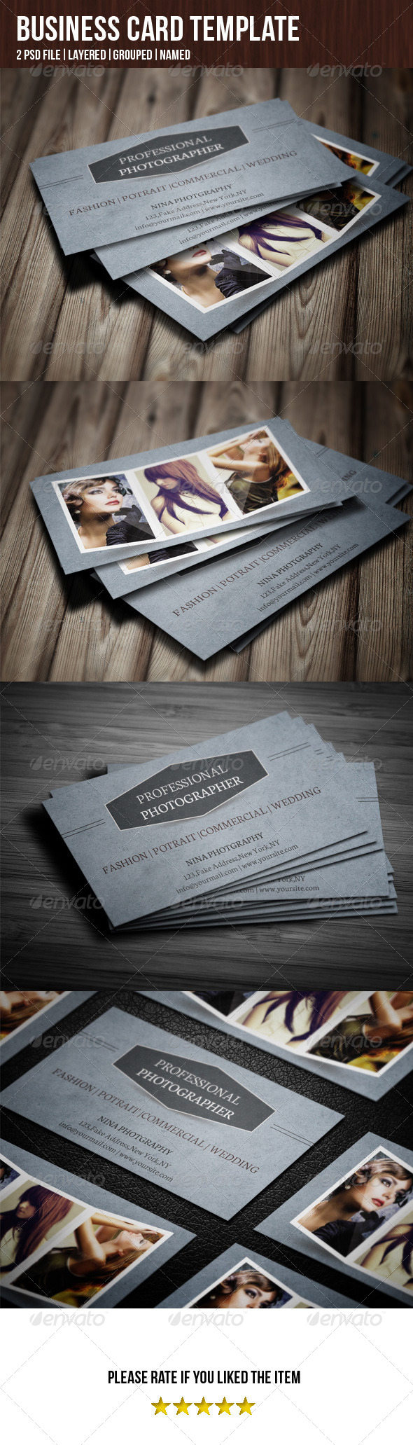 Photographer Business Card (Creative)